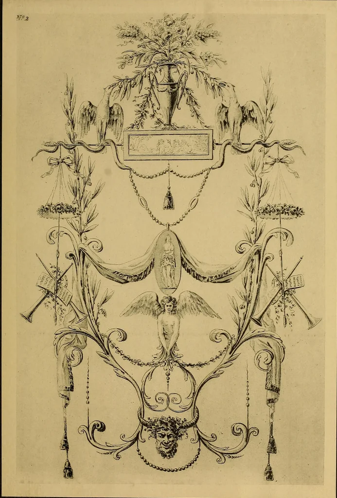 An illustration from Cahiers d'arabesques : propres à la décoration des appartements, 1920, leaf 40