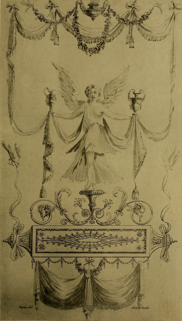 An illustration from Cahiers d'arabesques : propres à la décoration des appartements, 1920, leaf 52