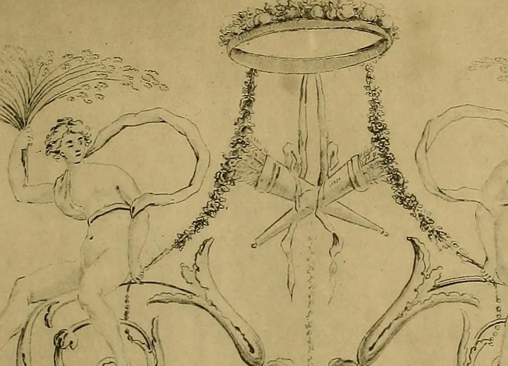 An illustration from Cahiers d'arabesques : propres à la décoration des appartements, 1920, leaf 56