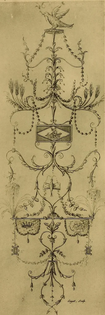 An illustration from Cahiers d'arabesques : propres à la décoration des appartements, 1920, leaf 66