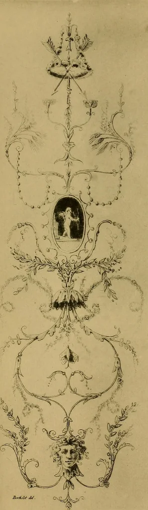 An illustration from Cahiers d'arabesques : propres à la décoration des appartements, 1920, leaf 68