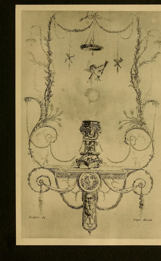 An illustration from Cahiers d'arabesques : propres à la décoration des appartements, 1920, leaf 70