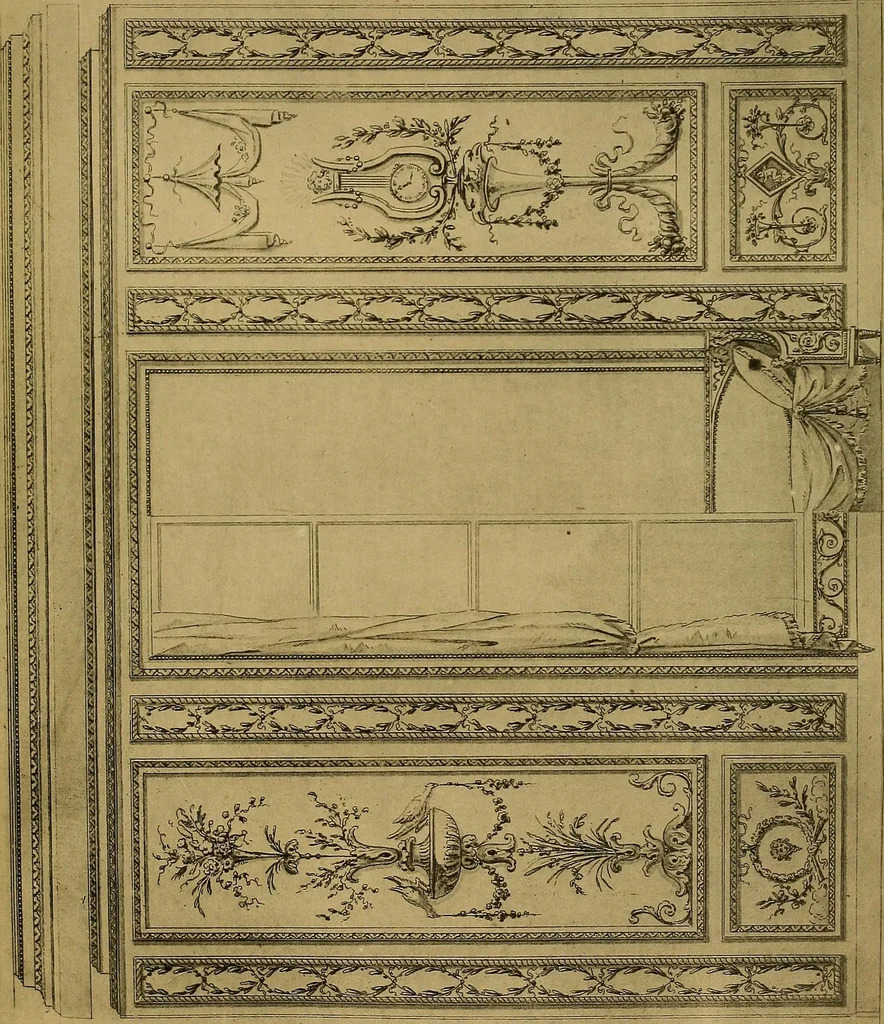 An illustration from Cahiers d'arabesques : propres à la décoration des appartements, 1920, leaf 80
