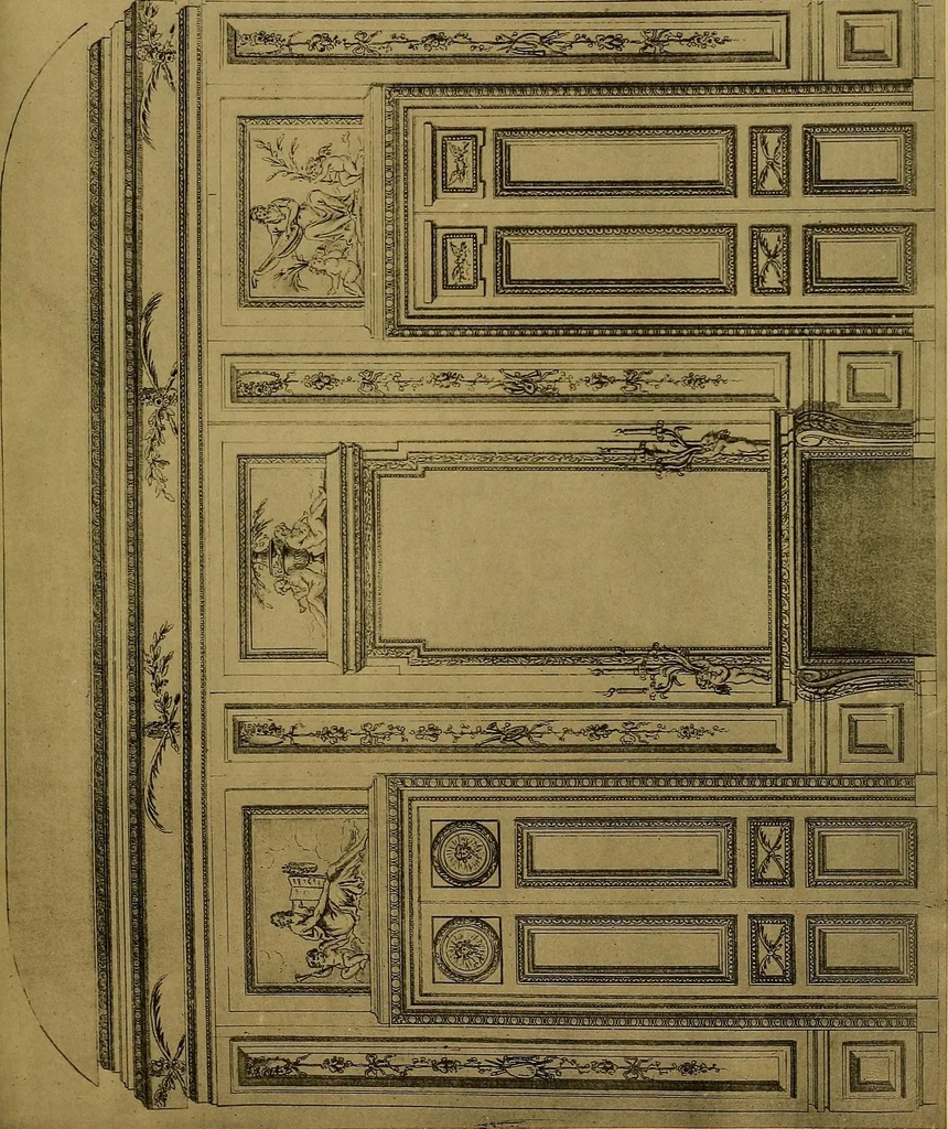 An illustration from Cahiers d'arabesques : propres à la décoration des appartements, 1920, leaf 82