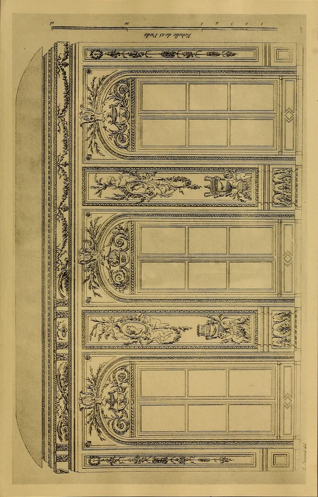 An illustration from Cahiers d'arabesques : propres à la décoration des appartements, 1920, leaf 84