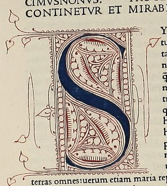 An illustration from Caii Plynii secundi naturalis historiae liber I, leaf 386