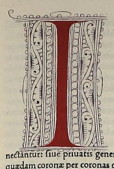 An illustration from Caii Plynii secundi naturalis historiae liber I, leaf 427