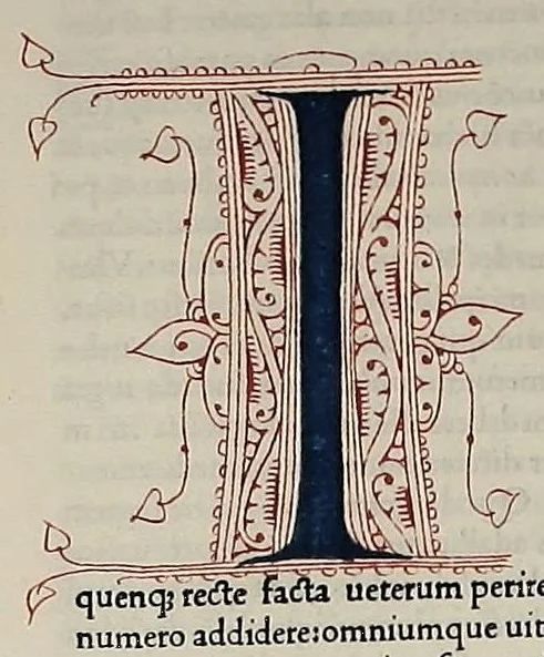 An illustration from Caii Plynii secundi naturalis historiae liber I, leaf 494