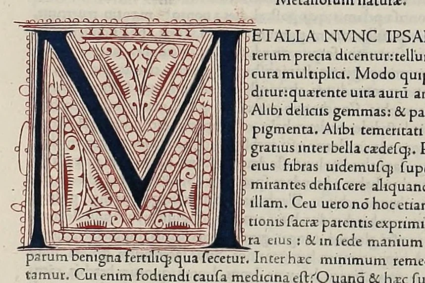 An illustration from Caii Plynii secundi naturalis historiae liber I, leaf 620