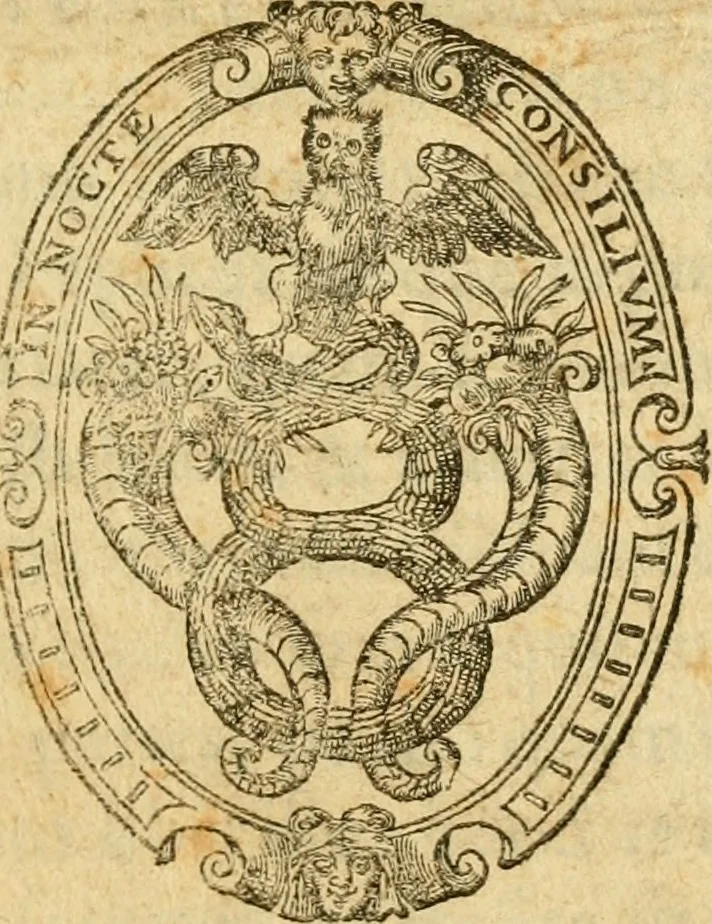 An illustration from Caii Suetonii Tranquilli de xii Caesaribus libri viii : eiusdem de illustribus grammaticis et de claris rhetoribus : Isaacus Casaubonus ex fide vetustissimorum librorum recensuit & libros adiecit animadversionum, 1611, leaf 8