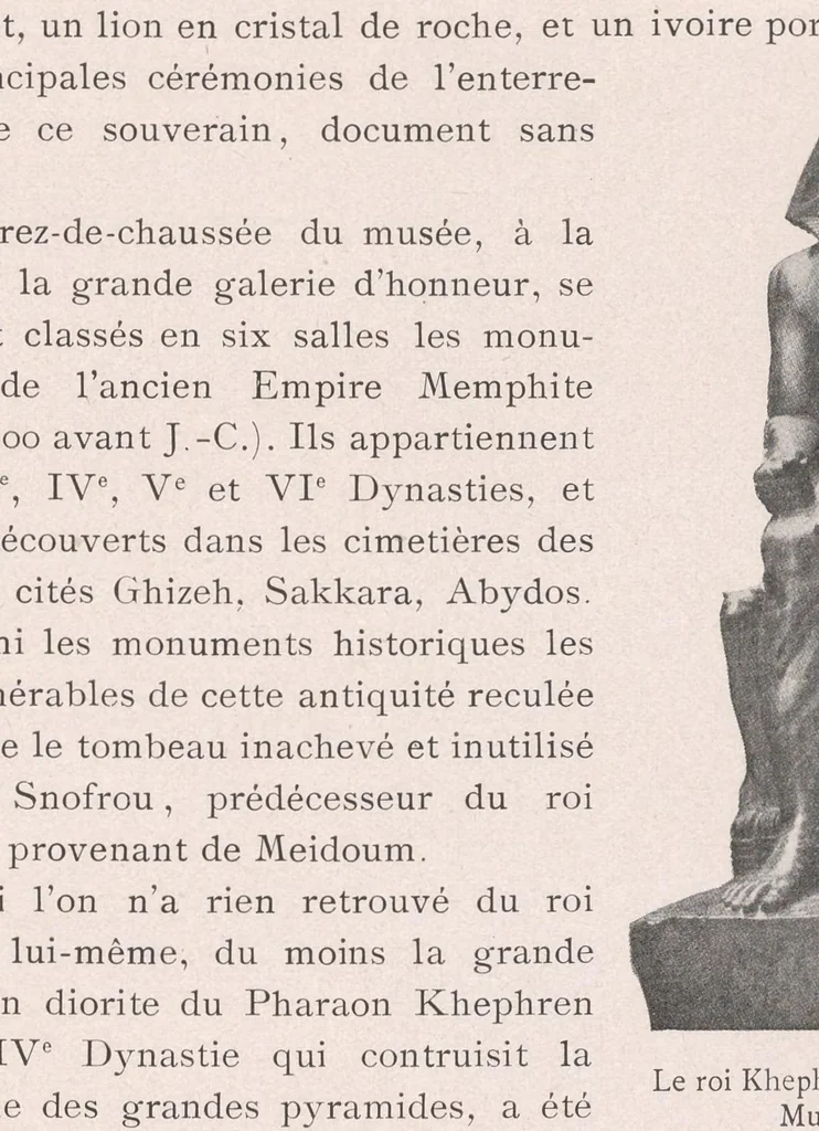 An illustration from Le Caire : le Nil et Memphis, 1906, leaf 127