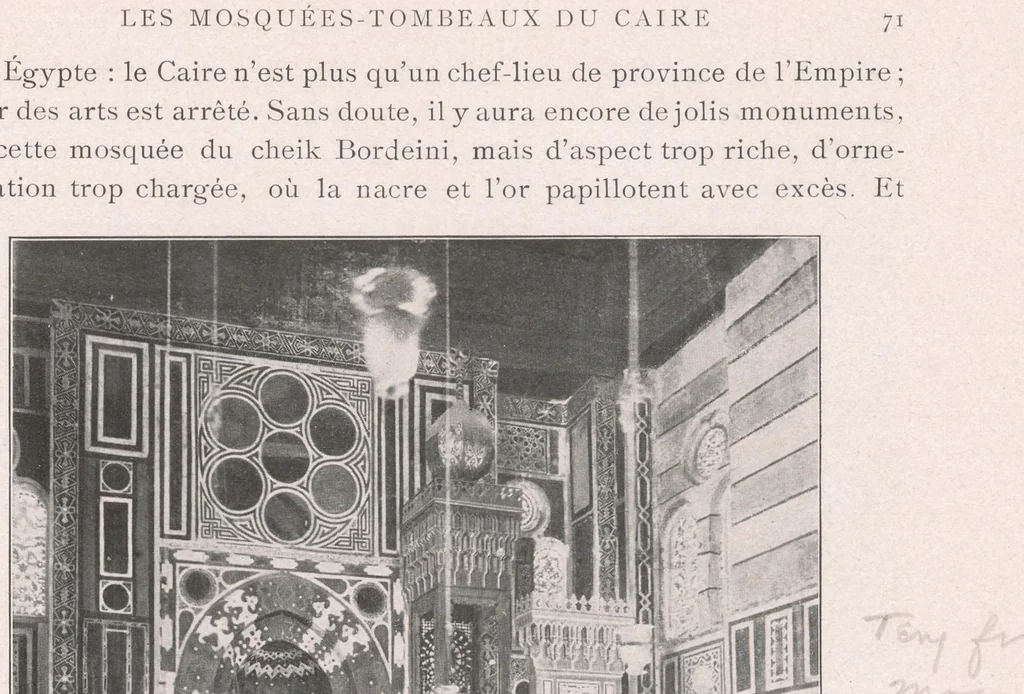 An illustration from Le Caire : le Nil et Memphis, 1906, leaf 85