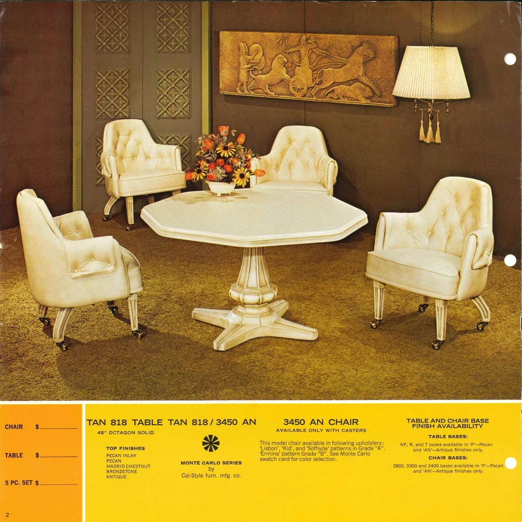 An illustration from Cal-Style Monte Carlo Furniture 1973, 1973, leaf 1