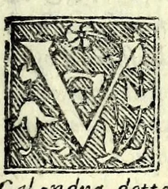 An illustration from Calandra : comedia, 1569, leaf 5