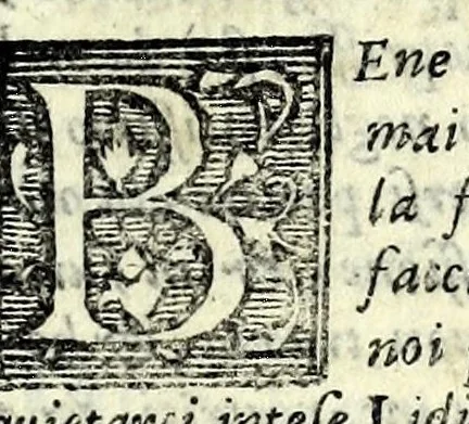 An illustration from Calandra : comedia, 1569, leaf 9