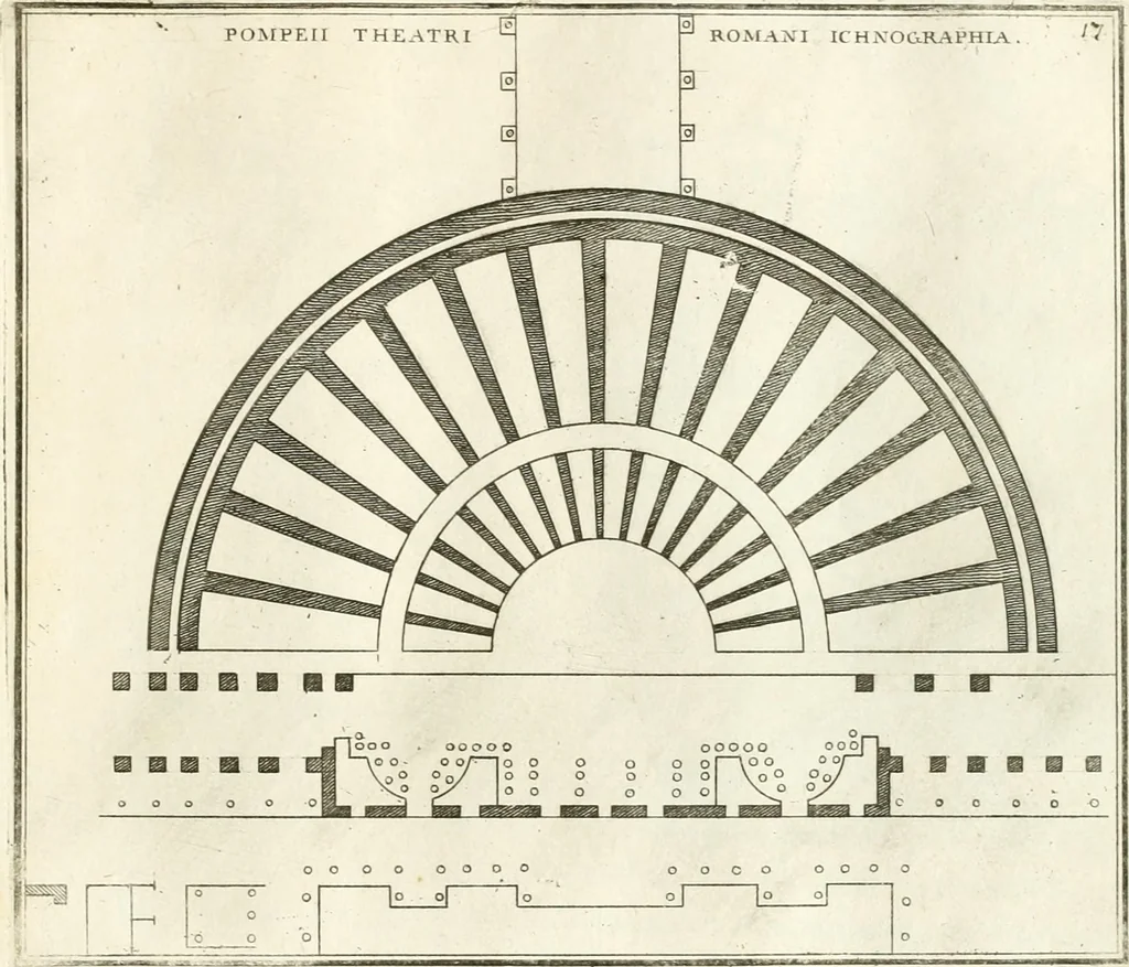An illustration from Calcografia di Roma, ovvero, Le piante, vendute, piazze, chiese, palazzi, bassirilievi, statue ed altri monumenti antichi e moderni di questra superba citta' : incisi in rame e divisi in vari volumi, 1779, leaf 26