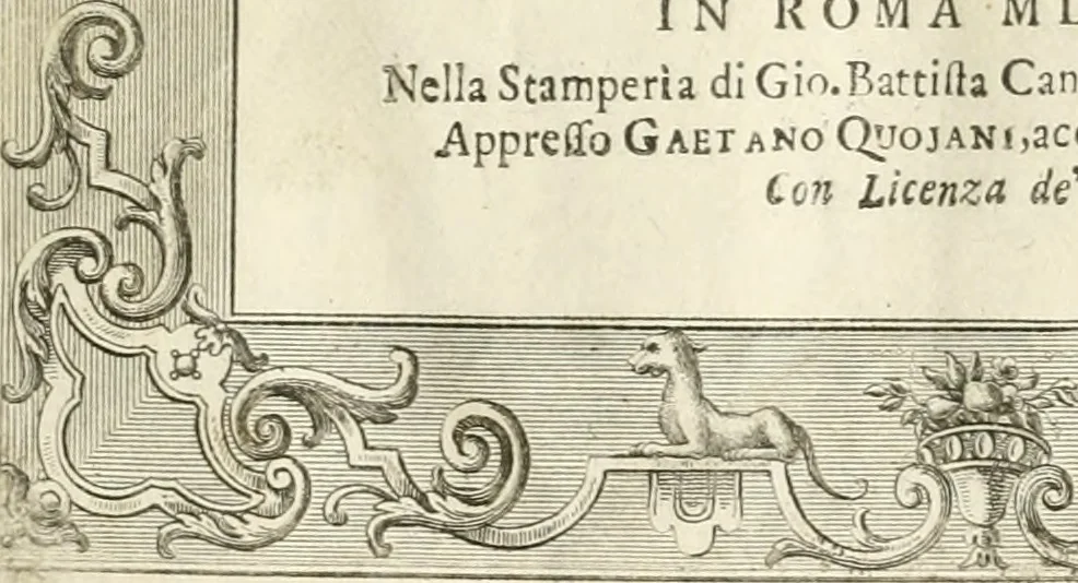 An illustration from Calcografia di Roma, ovvero, Le piante, vendute, piazze, chiese, palazzi, bassirilievi, statue ed altri monumenti antichi e moderni di questra superba citta' : incisi in rame e divisi in vari volumi, 1779, leaf 4