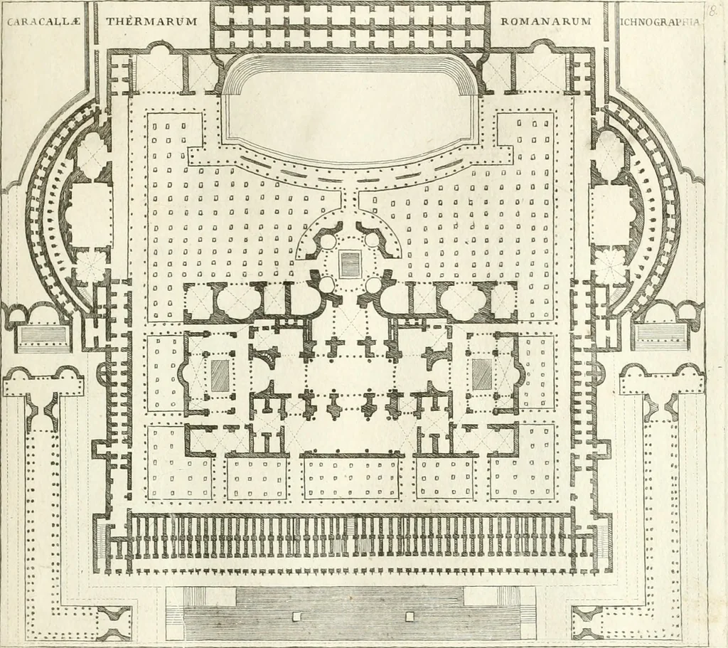 An illustration from Calcografia di Roma, ovvero, Le piante, vendute, piazze, chiese, palazzi, bassirilievi, statue ed altri monumenti antichi e moderni di questra superba citta' : incisi in rame e divisi in vari volumi, 1779, leaf 40