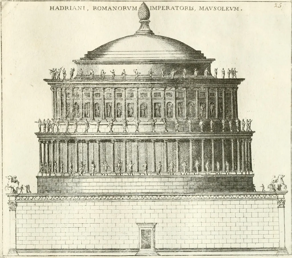 An illustration from Calcografia di Roma, ovvero, Le piante, vendute, piazze, chiese, palazzi, bassirilievi, statue ed altri monumenti antichi e moderni di questra superba citta' : incisi in rame e divisi in vari volumi, 1779, leaf 56
