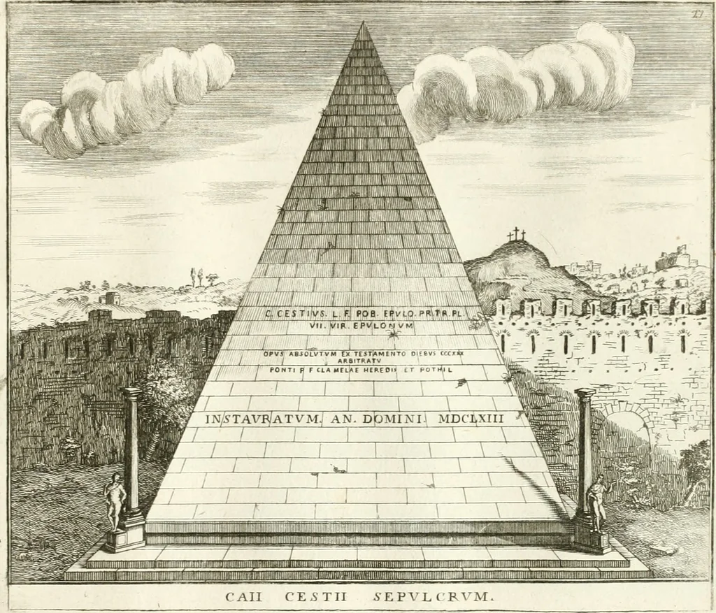 An illustration from Calcografia di Roma, ovvero, Le piante, vendute, piazze, chiese, palazzi, bassirilievi, statue ed altri monumenti antichi e moderni di questra superba citta' : incisi in rame e divisi in vari volumi, 1779, leaf 58