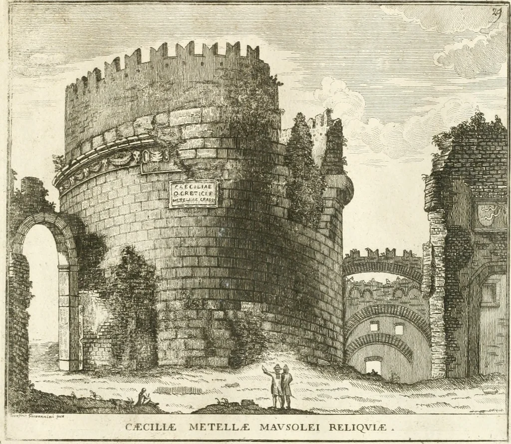 An illustration from Calcografia di Roma, ovvero, Le piante, vendute, piazze, chiese, palazzi, bassirilievi, statue ed altri monumenti antichi e moderni di questra superba citta' : incisi in rame e divisi in vari volumi, 1779, leaf 62