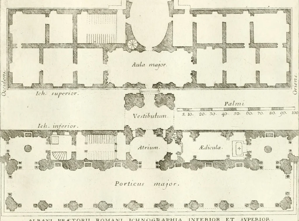 An illustration from Calcografia di Roma, ovvero, Le piante, vendute, piazze, chiese, palazzi, bassirilievi, statue ed altri monumenti antichi e moderni di questra superba citta' : incisi in rame e divisi in vari volumi, 1779, leaf 68