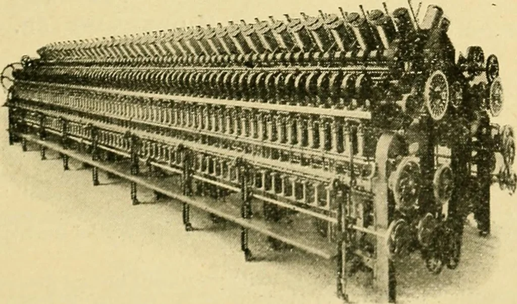An illustration from Calculations in yarns and fabrics, 1920, leaf 346