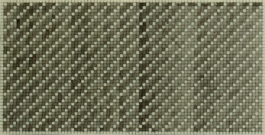 An illustration from Calculations and tables, connected with the art of weaving, 1700, leaf 358