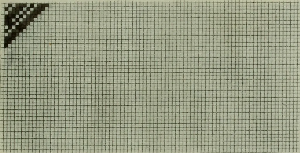 An illustration from Calculations and tables, connected with the art of weaving, 1700, leaf 364