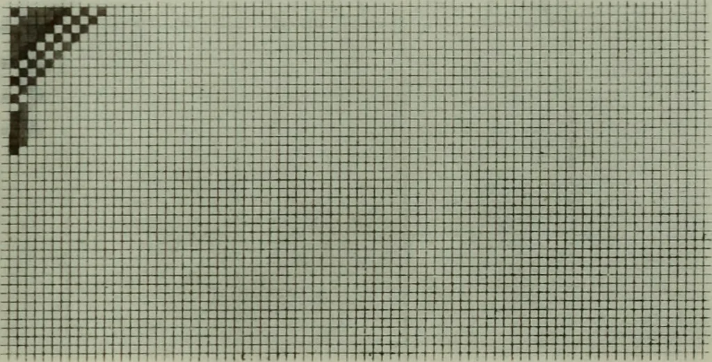An illustration from Calculations and tables, connected with the art of weaving, 1700, leaf 366