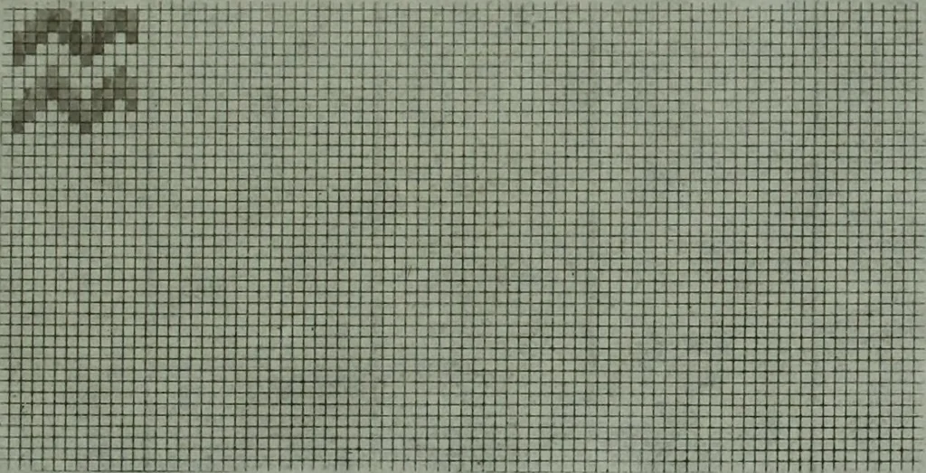 An illustration from Calculations and tables, connected with the art of weaving, 1700, leaf 370
