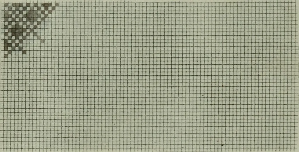 An illustration from Calculations and tables, connected with the art of weaving, 1700, leaf 372