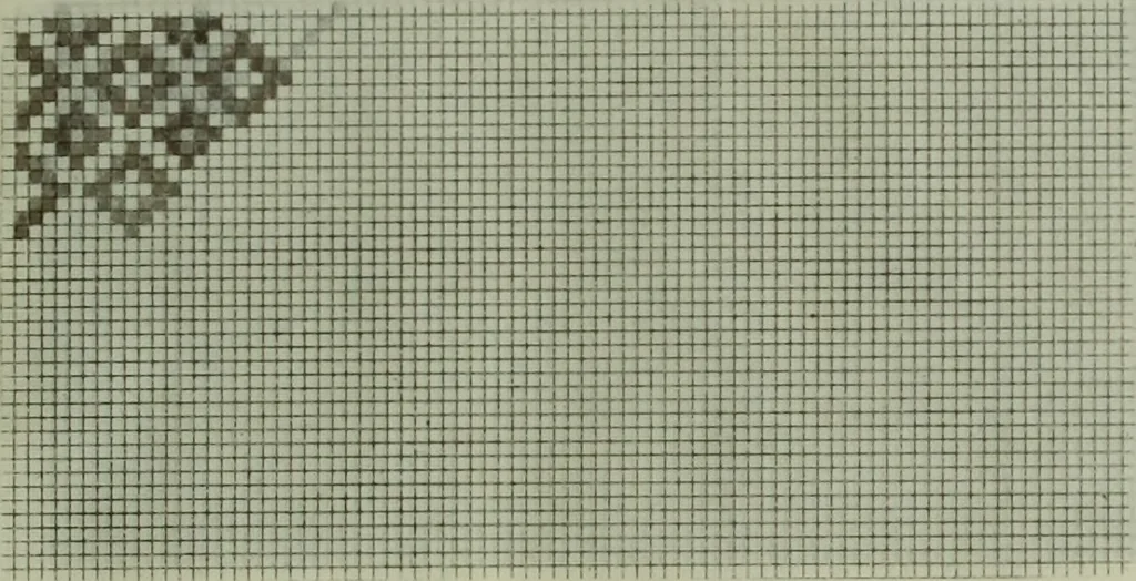 An illustration from Calculations and tables, connected with the art of weaving, 1700, leaf 374