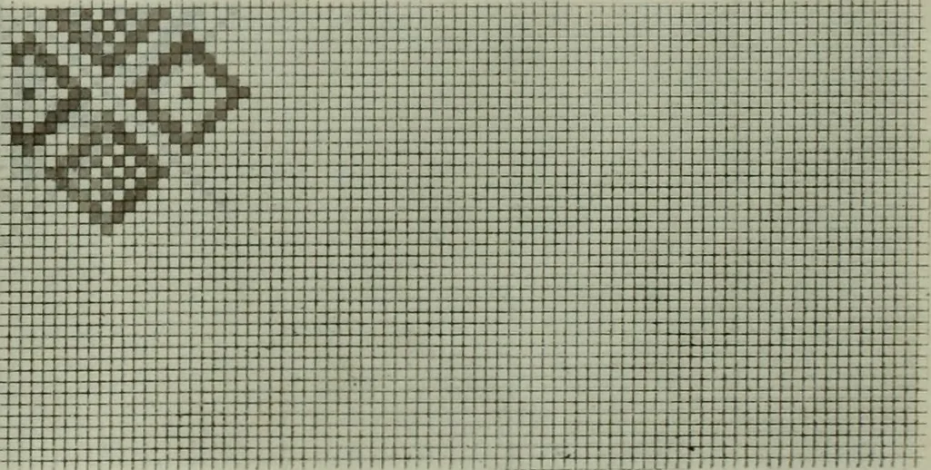 An illustration from Calculations and tables, connected with the art of weaving, 1700, leaf 376