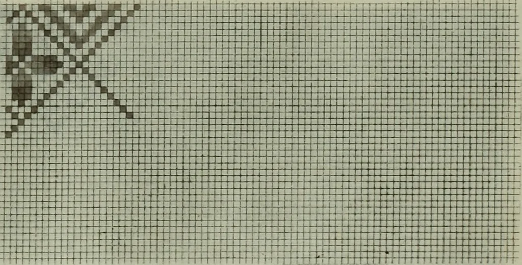 An illustration from Calculations and tables, connected with the art of weaving, 1700, leaf 378