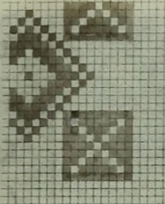 An illustration from Calculations and tables, connected with the art of weaving, 1700, leaf 380