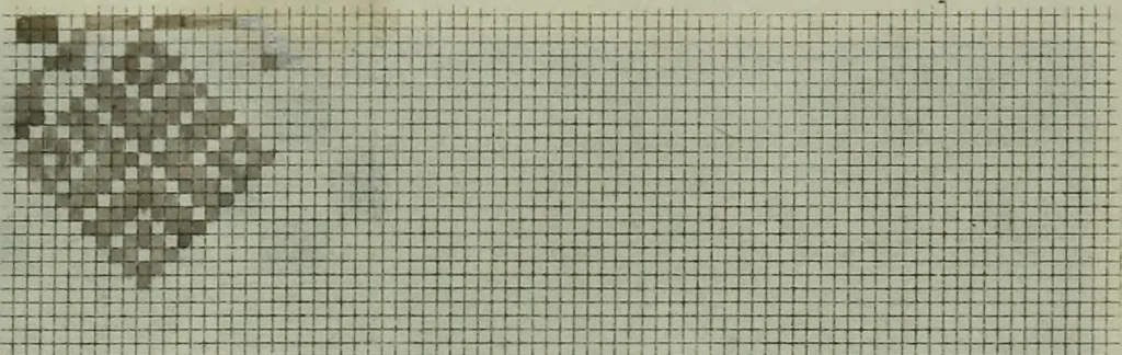 An illustration from Calculations and tables, connected with the art of weaving, 1700, leaf 380