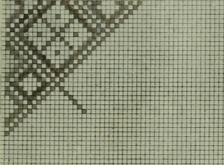 An illustration from Calculations and tables, connected with the art of weaving, 1700, leaf 382