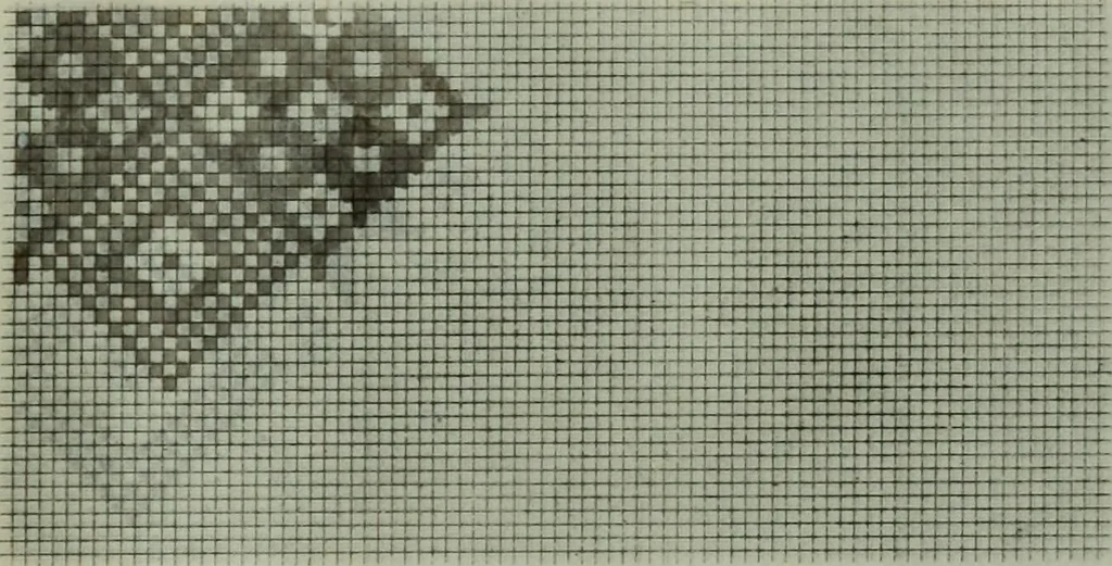 An illustration from Calculations and tables, connected with the art of weaving, 1700, leaf 382