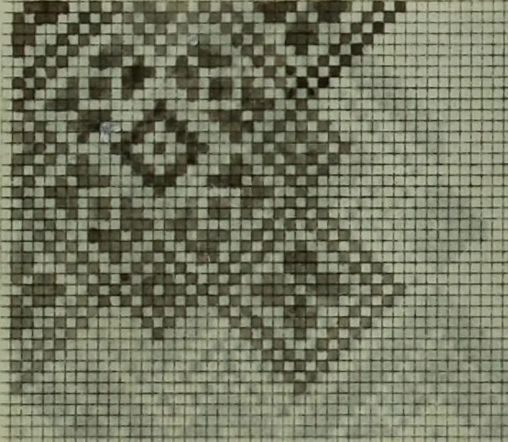 An illustration from Calculations and tables, connected with the art of weaving, 1700, leaf 384