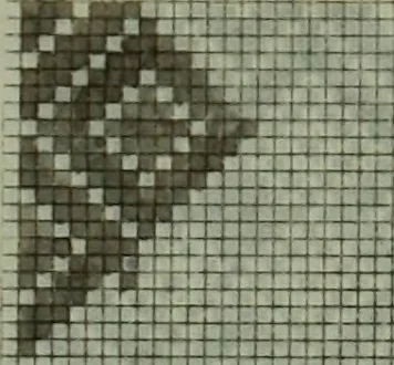 An illustration from Calculations and tables, connected with the art of weaving, 1700, leaf 384