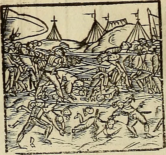An illustration from Calendarivm Romanvm magnum : Caesaree maiestati dicatum, 1518, leaf 185