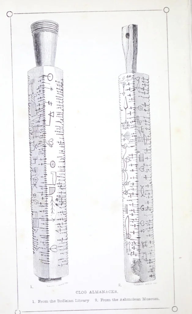 An illustration from The calendar of the Anglican Church illustrated : with brief accounts of the saints who have churches dedicated in their names, or whose images are most frequently met with in England : the early christian and medieval symbols : and an index of emblems, 1851, leaf 28
