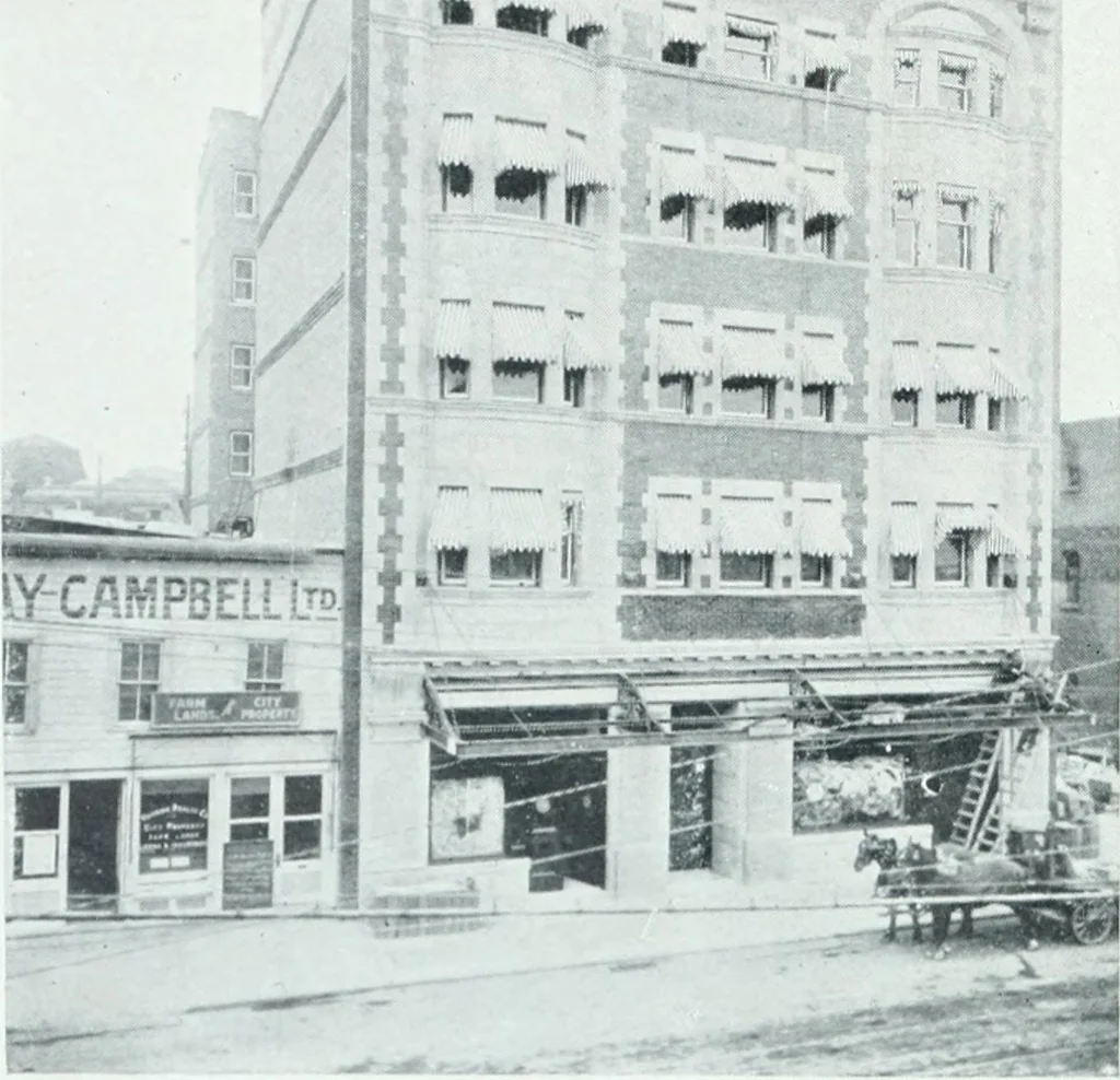 An illustration from Calgary, 1912, leaf 30