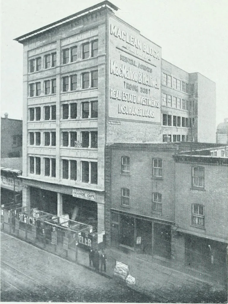 An illustration from Calgary, 1912, leaf 74