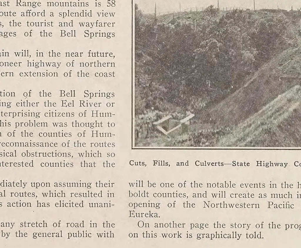 An illustration from California highway bulletin, 1912, leaf 5