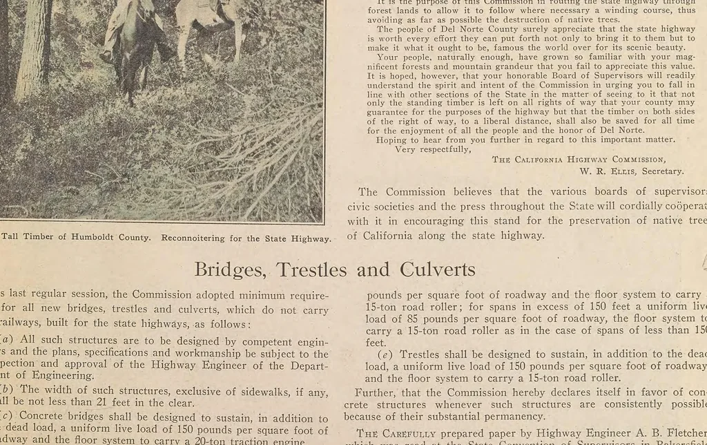 An illustration from California highway bulletin, 1912, leaf 3