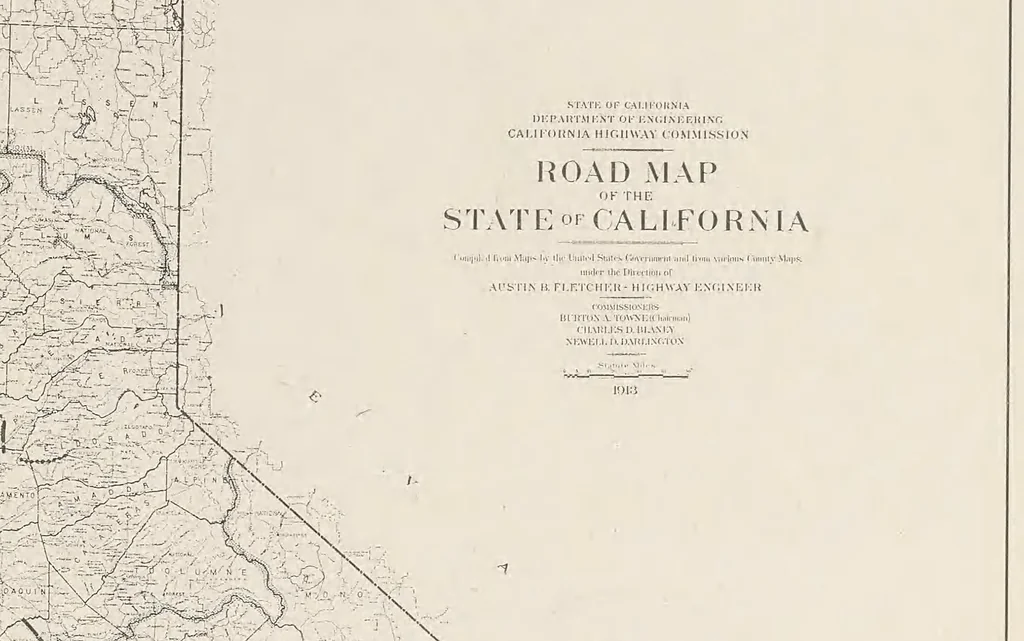 An illustration from California highway bulletin, 1912, leaf 13
