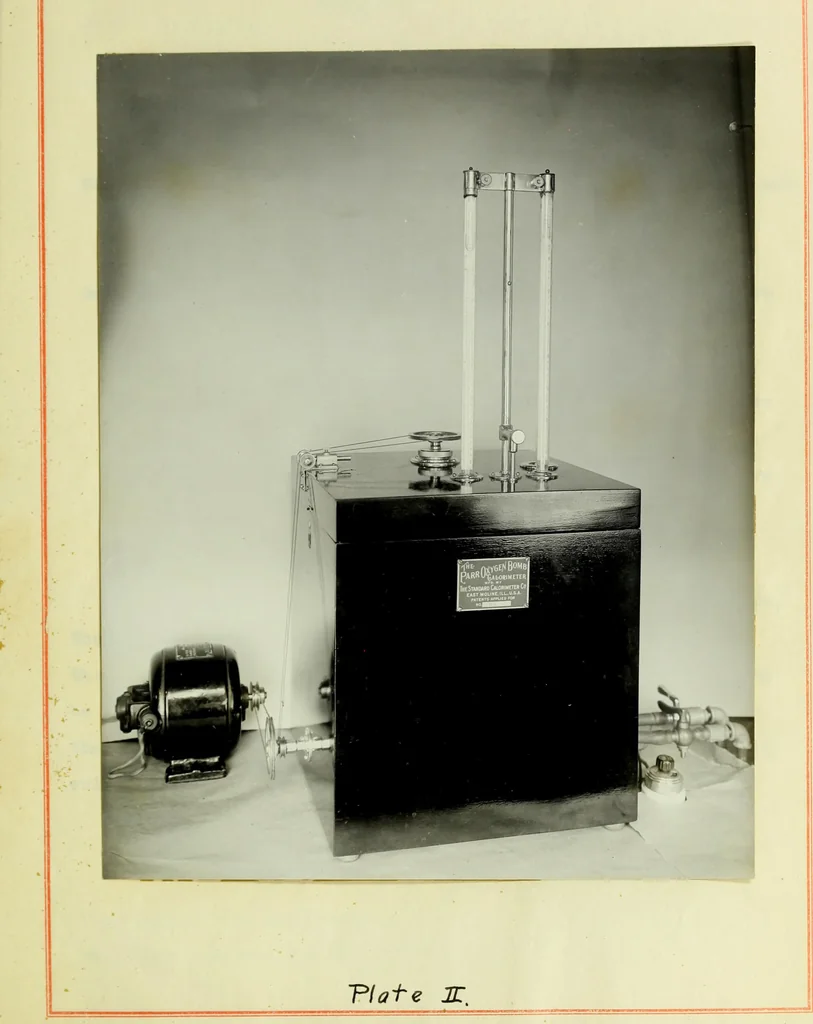 An illustration from Calorific values of American woods, 1916, leaf 60