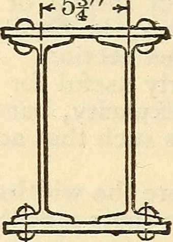 An illustration from Cambria steel; a handbook of information relating to structural steel manufactured by the Cambria Steel Co., 1903, leaf 301